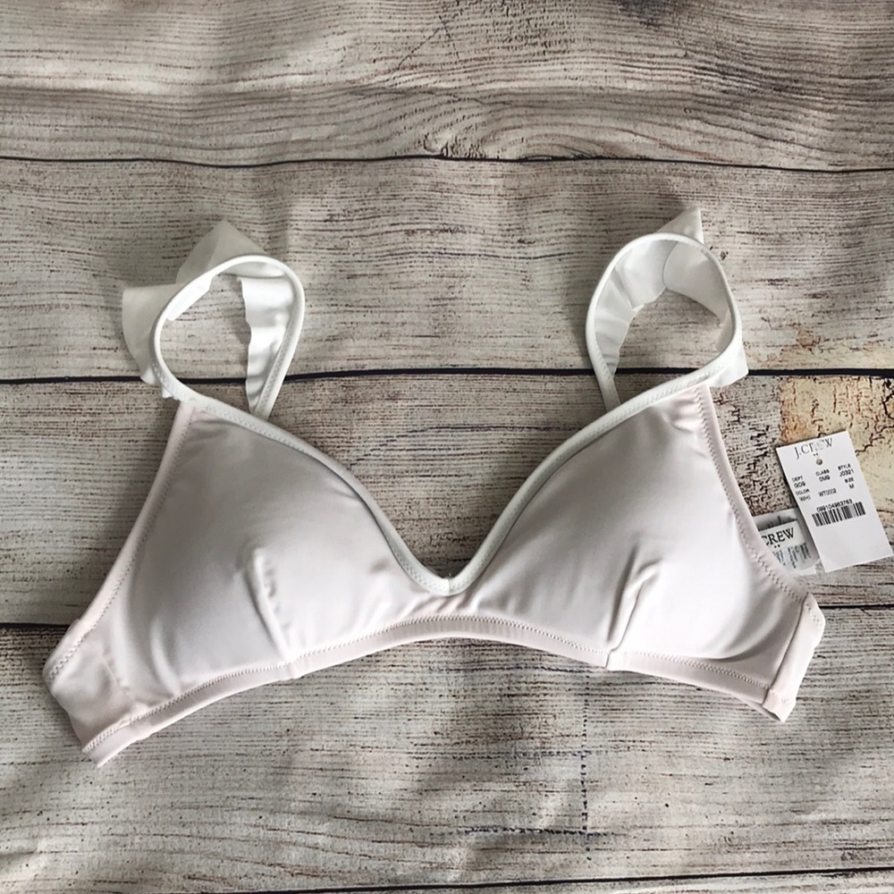 🆕 J. Crew Ruffle Bikini Top